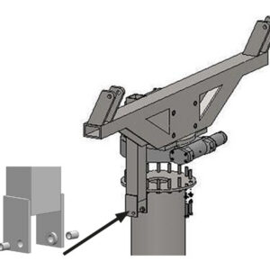 Casquillo fijación motor EMO a cabezal giratorio